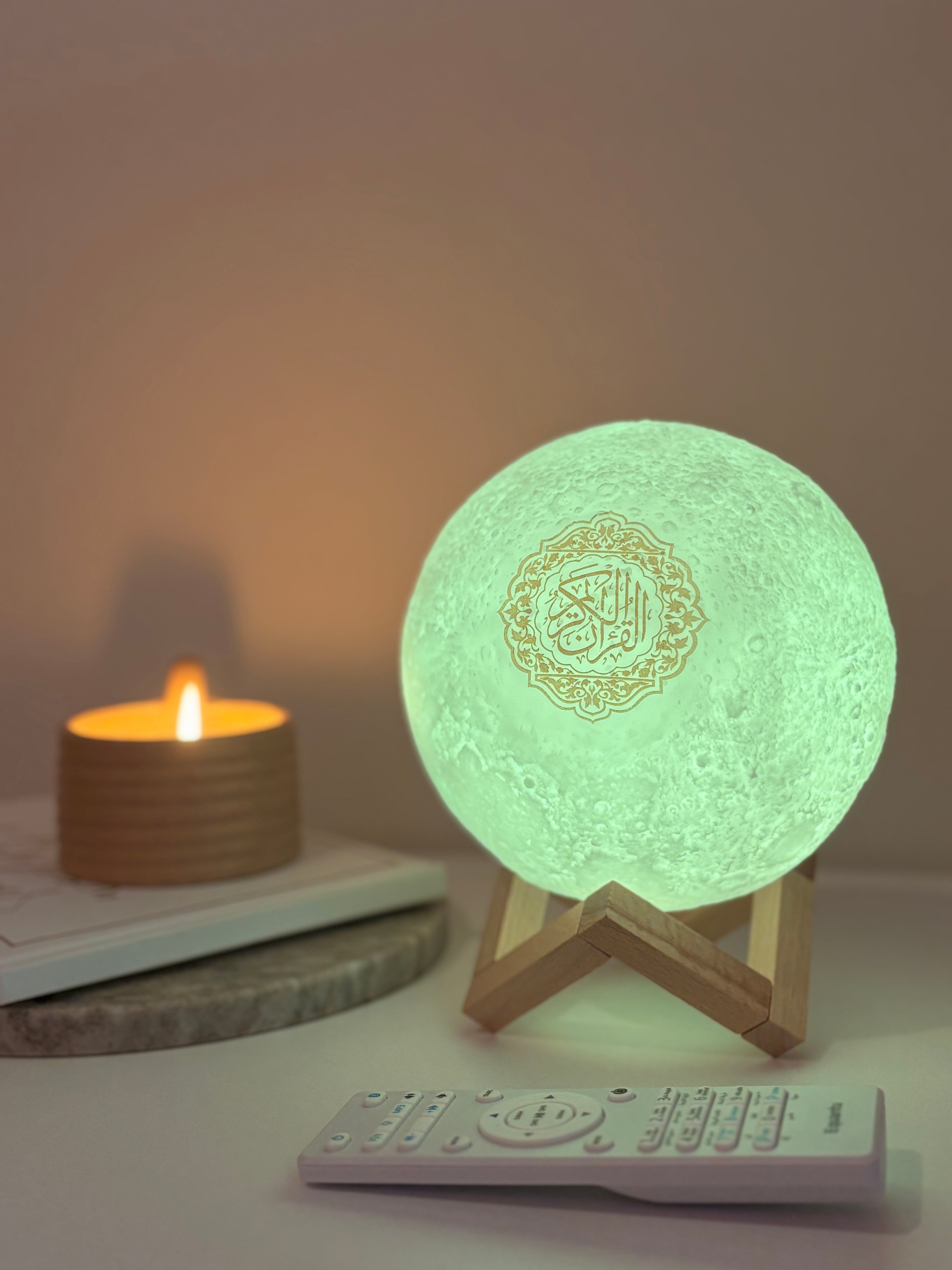 Veilleuse coranique en forme de Lune