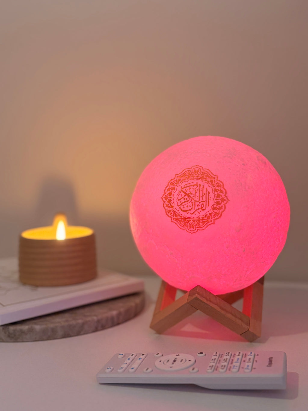 Veilleuse coranique en forme de Lune