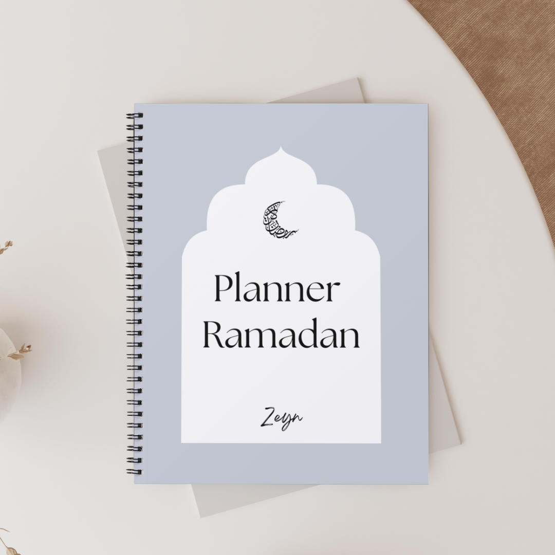 Planner Ramadan - Bleu gris