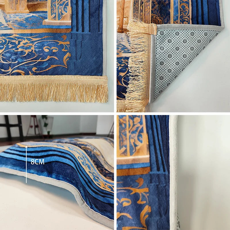 Tapis de prière avec surépaisseur pour genoux